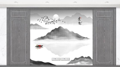 廠價(jià)熱銷鑫順來(lái)XSL-2134中式豪華電視墻